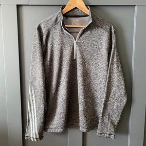 Adidas Brushed Terry Heather Quarter-Zip